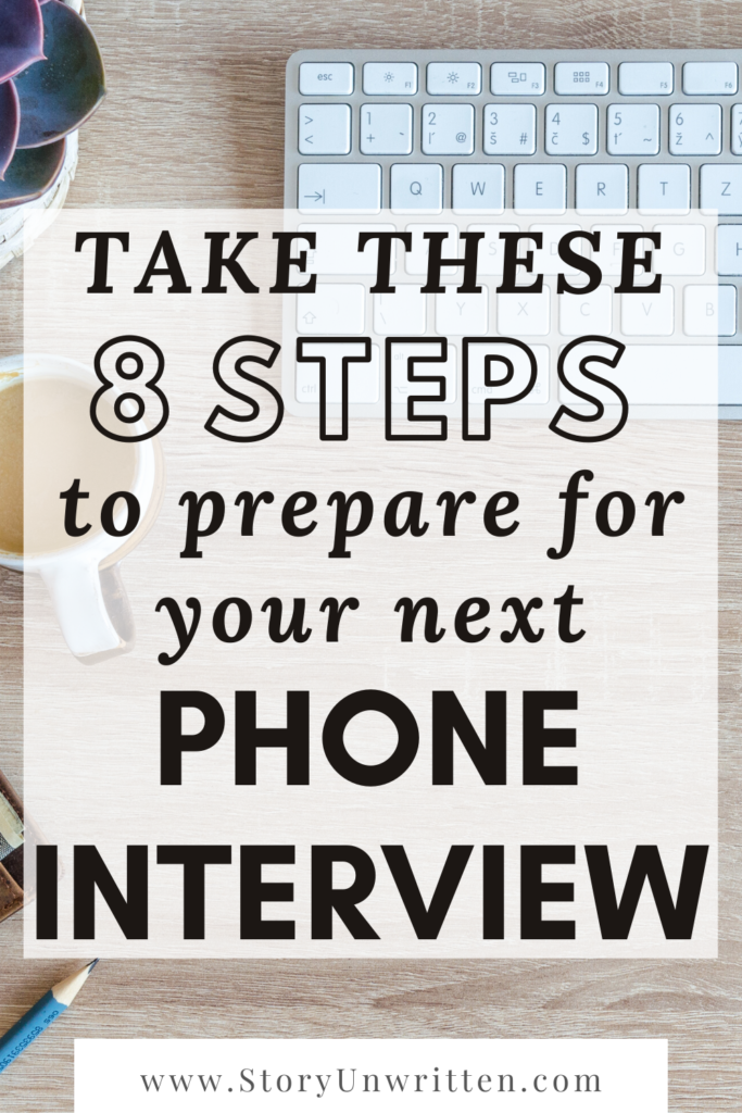 phone interview preparation