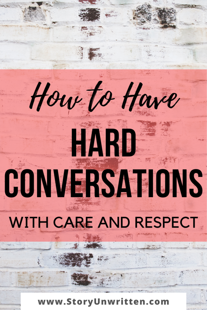 how to have hard conversations
