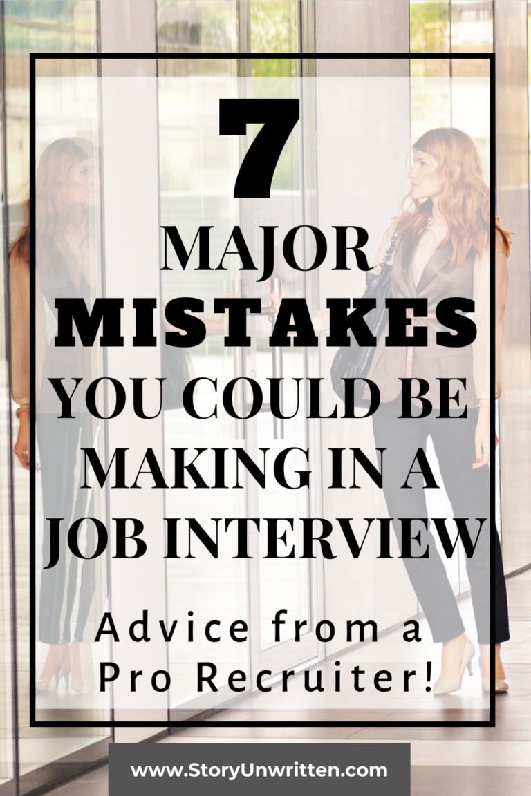 top job interview mistakes