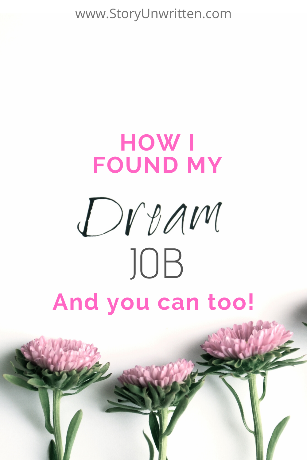 How I Finally Found and Landed My Dream Job Story Unwritten
