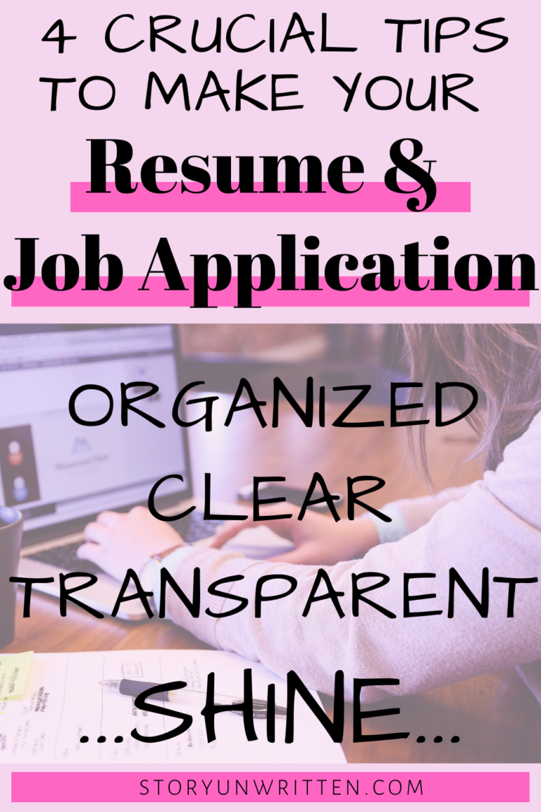 Resume and Job Application Tips
